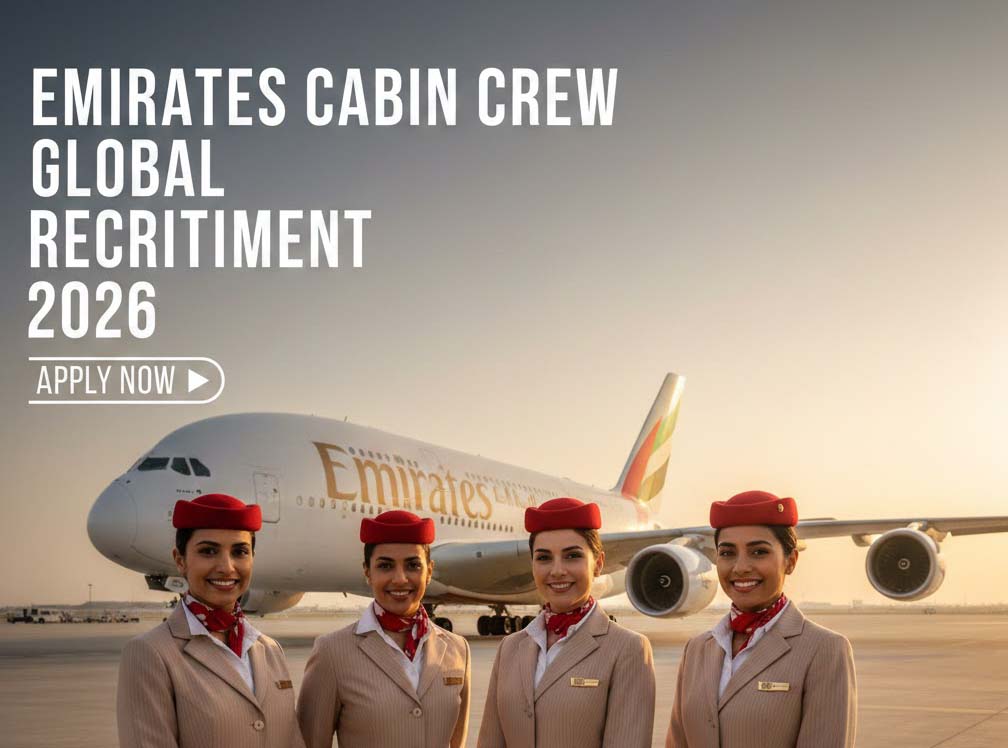 Emirates Cabin Crew Jobs 2026:Apply Now
