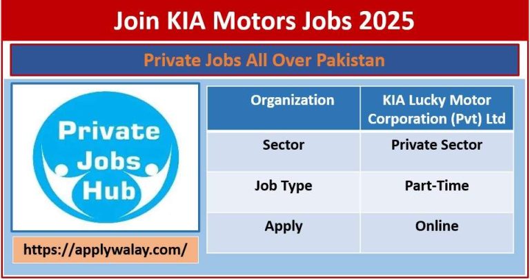 Join KIA Motors Jobs 2025