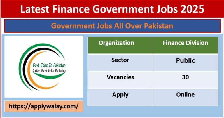 Latest Finance Government Jobs 2025